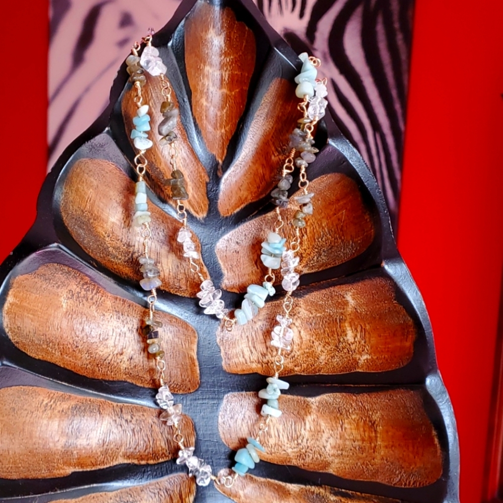 Handmade gemstone necklace